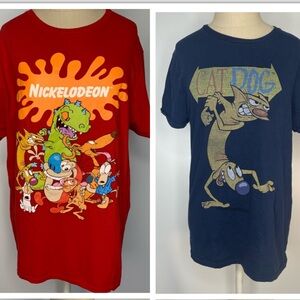 Nickelodeon bundle 2 shirts